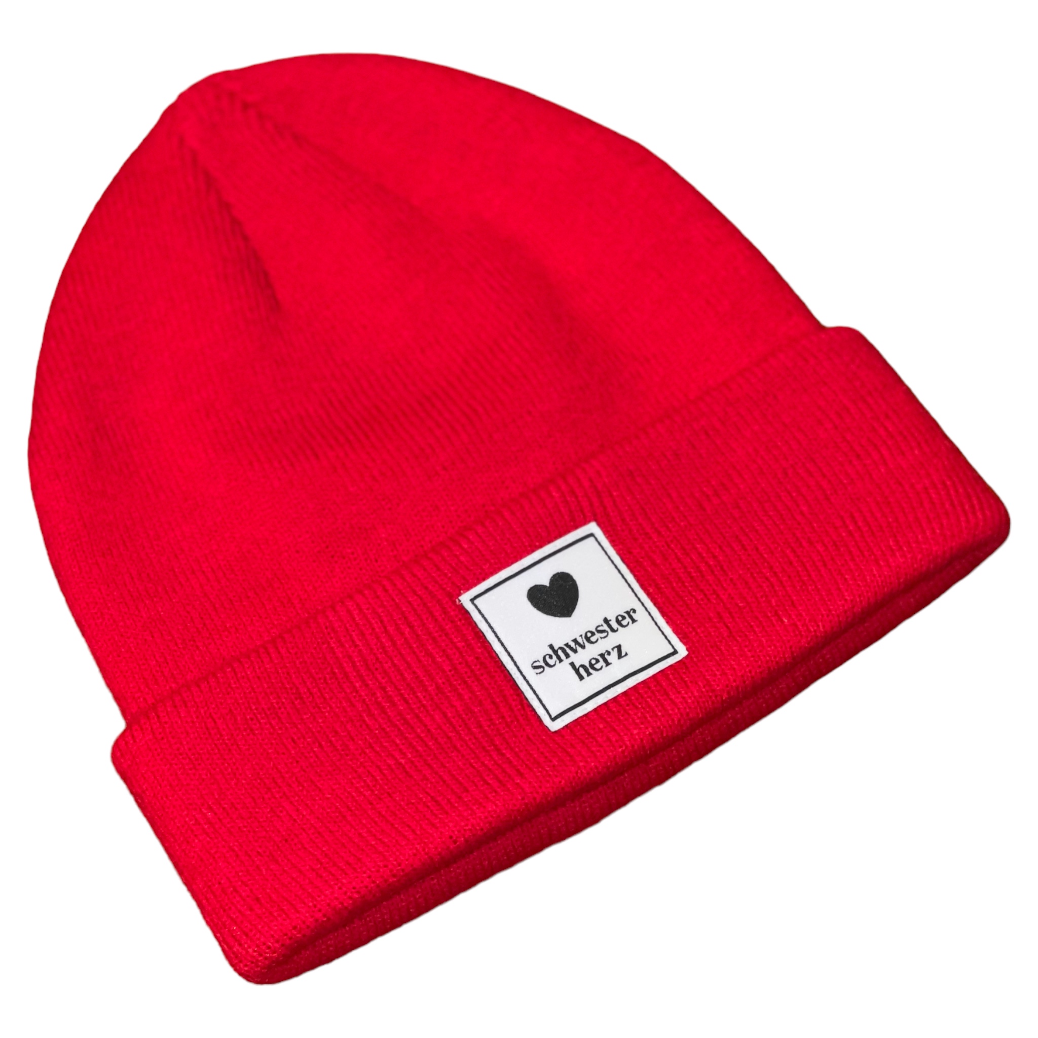 Schwesterherz Beanie 24 Kirschrot